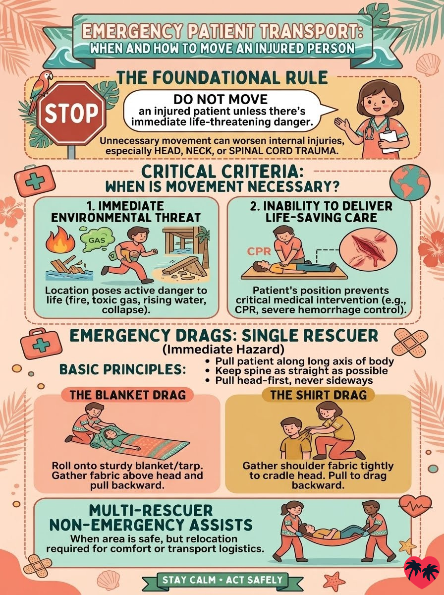 When Should You Move an Injured Patient? Emergency First Aid Rules