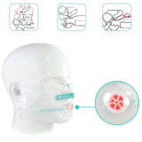 Mini CPR Keychain with Face Shield, 1 - Way Valve Breathing Barrier