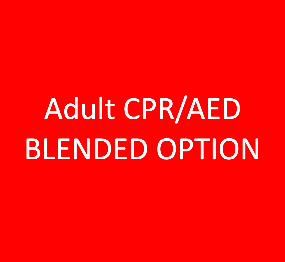Adult CPR/AED BLENDED OPTION