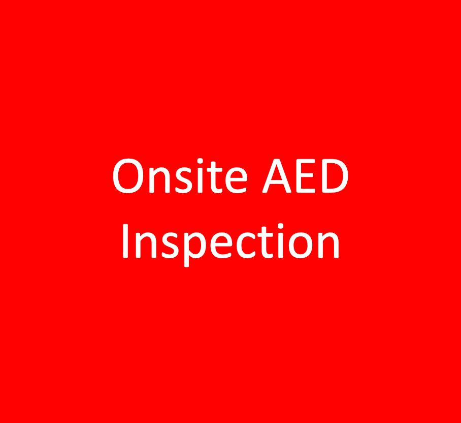 Onsite AED Inspection