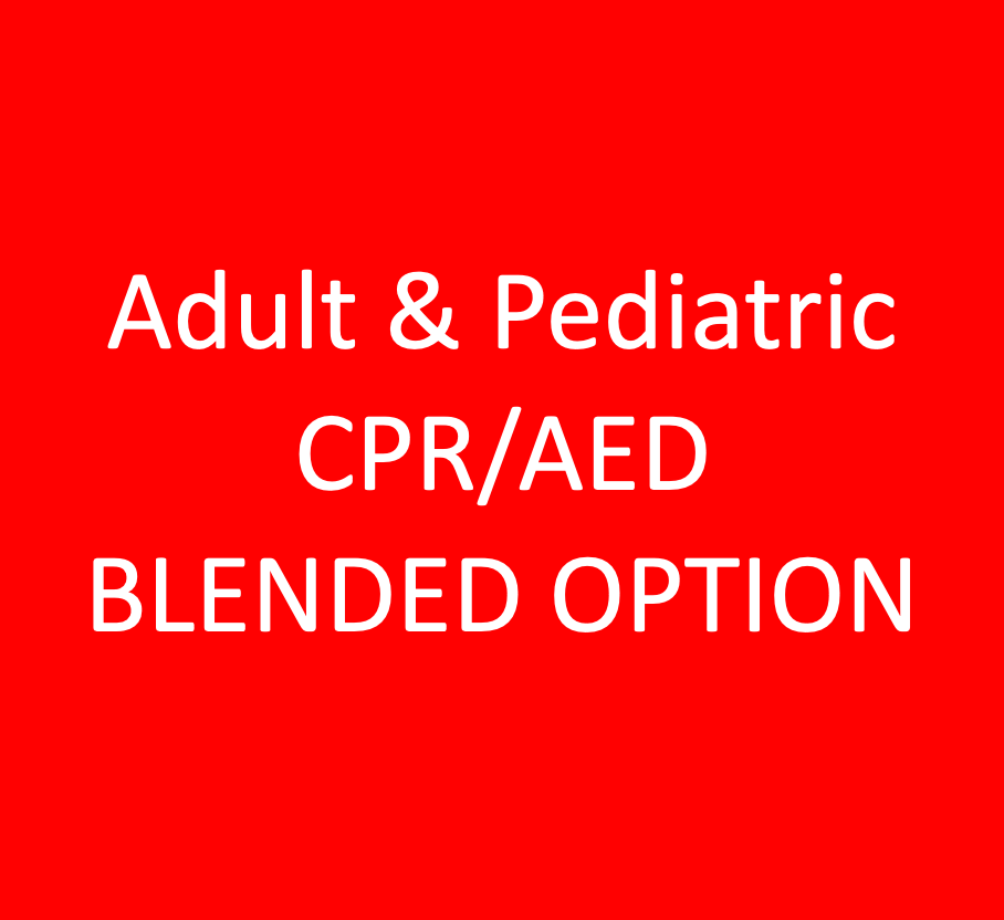 Adult & Pediatric CPR/AED BLENDED OPTION