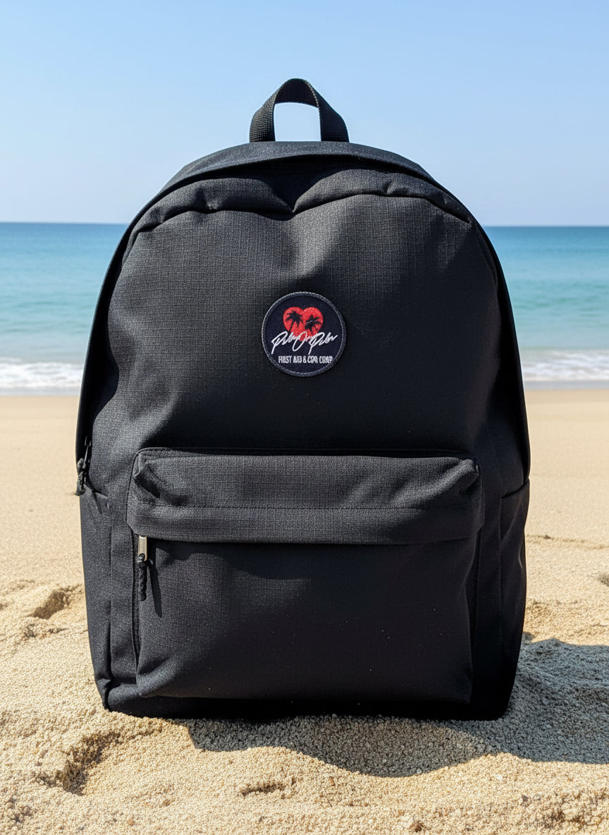 Palm Over Palm First Aid & CPR Corp. Signature Waterproof Unisex Backpack