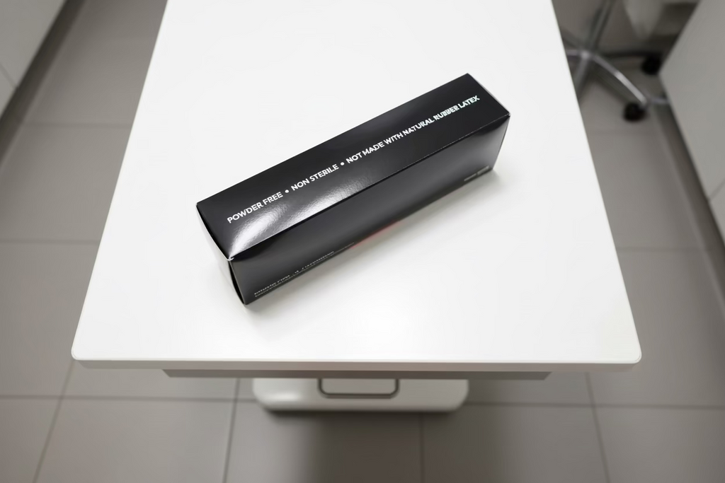 Powder-Free Nitrile Exam Gloves, 1 Box (Pack of 100)