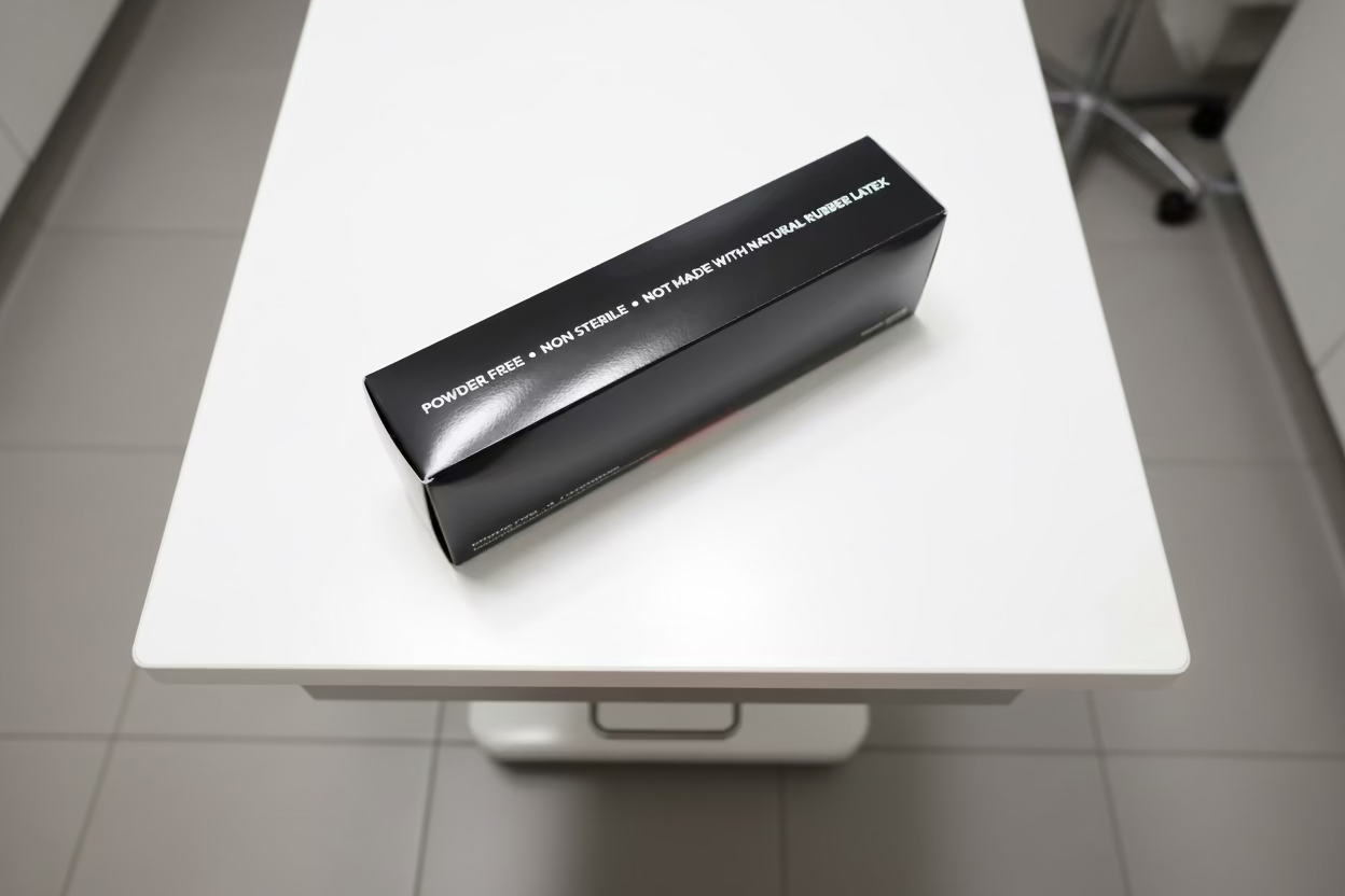 Powder-Free Nitrile Exam Gloves, 1 Box (Pack of 100)